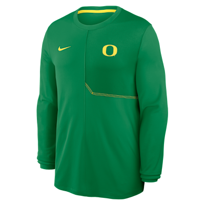 Oregon Sideline Coach Men's Nike Dri-FIT College Long-Sleeve Top